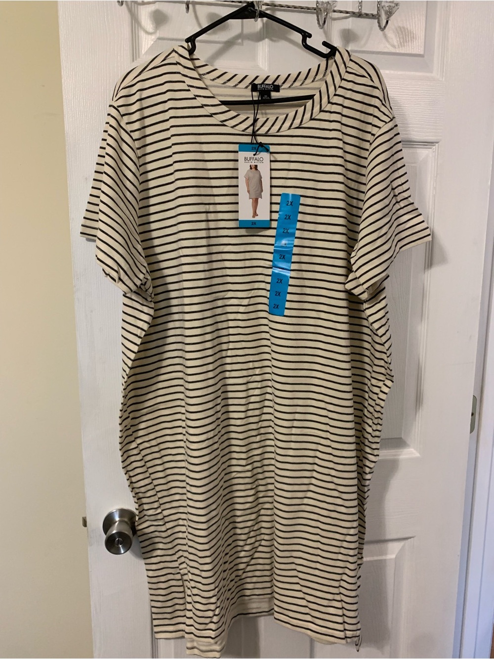Buffalo David Bitton NWT size 2XL cotton/poly high low dress